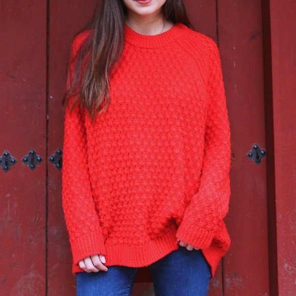 H & M Oversized Loose Fit Chunky Knit Sweater M - Picture 2 of 10